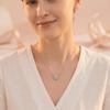 Neck Jewelry Luxury Snowflake Necklace Choker Zircon Women's Collarbone Chain Adjustable Snowflower Crystal Necklace Girl