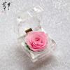 Preserved Crystal Rose Acrylic Flower Gift Box for Valentine's Day Confession