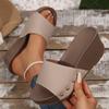 Fashionable Platform High-heeled Sandals, Plus Size Women's Slippers