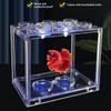 Mini Aquarium Acrylic Stackable Fish Tank Pet Box Transparent Reptile Breeding Container Home Decor Desktop Use