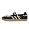 adidas Originals Samba Jane 811 Manufacturing, Night's Embrace, Special Shoe Box Mary Jane Shoes Women's Black White JQ6445(Team80-S-BOX)