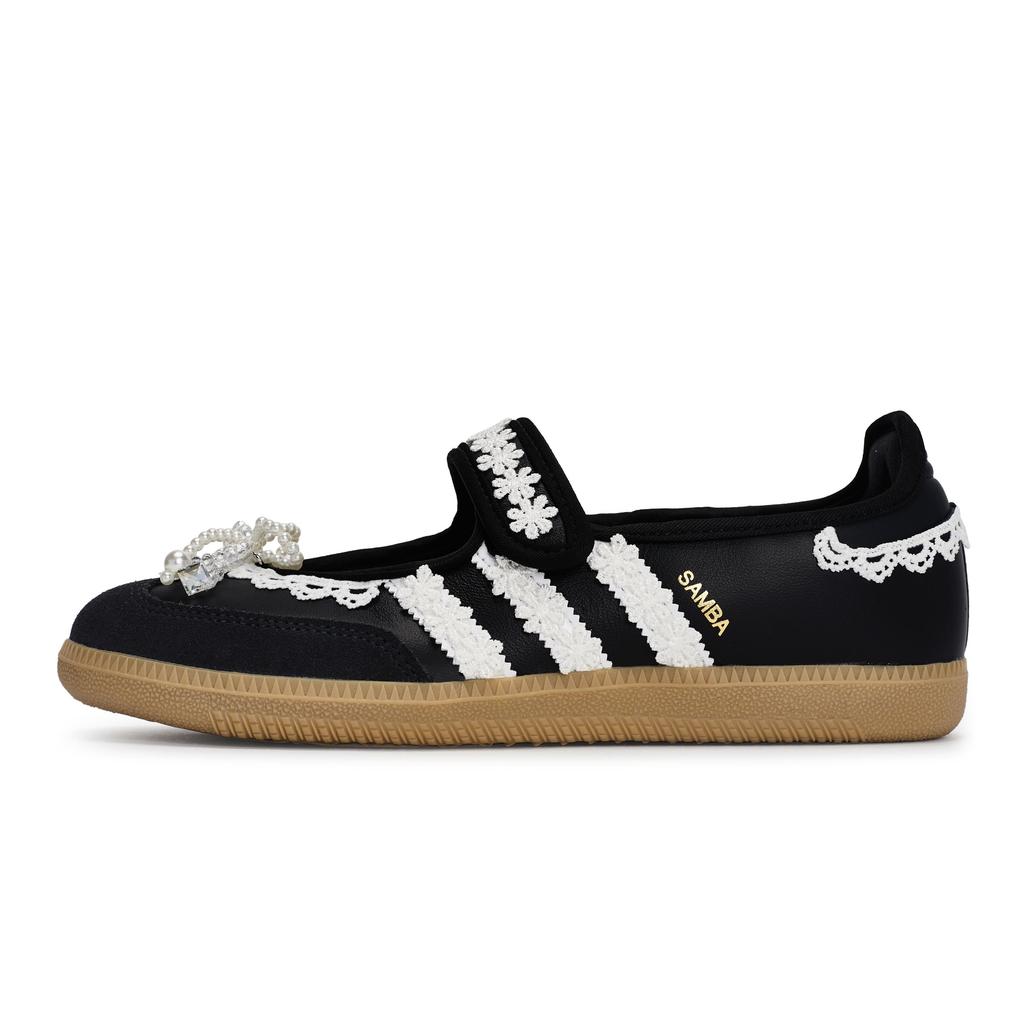 adidas Originals Samba Jane 811 Manufacturing, Night's Embrace, Special Shoe Box Mary Jane Shoes Women's Black White JQ6445(Team80-S-BOX)