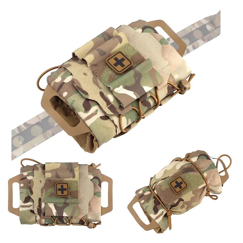 Tactical Outdoor Two-Piece First Aid & Survival Bag with Detachable Liner
