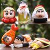 Crayon Shin Chan Food Themed Figurine Toy Desktop Decoration Anime Peripherals
