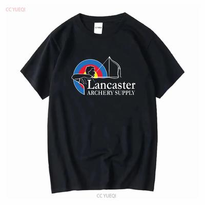 Lancaster Archery Bow Crossbow Logo Black T Shirt Size S 3XL Vintage Washed Fashion Streetwear Homme Soft Designer Clothes
