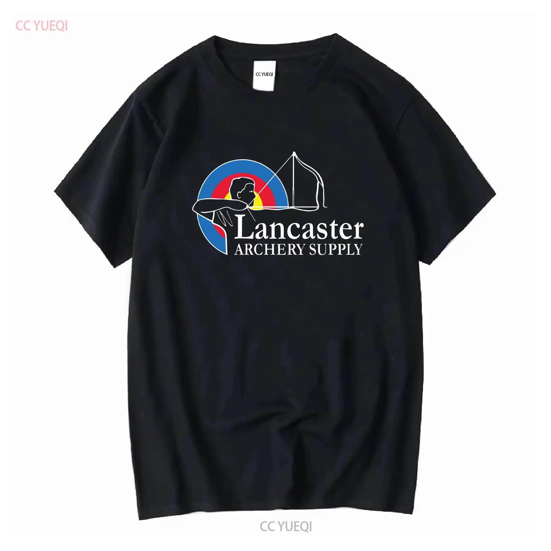 Lancaster Archery Bow Crossbow Logo Black T Shirt Size S 3XL Vintage Washed Fashion Streetwear Homme Soft Designer Clothes S разноцветный