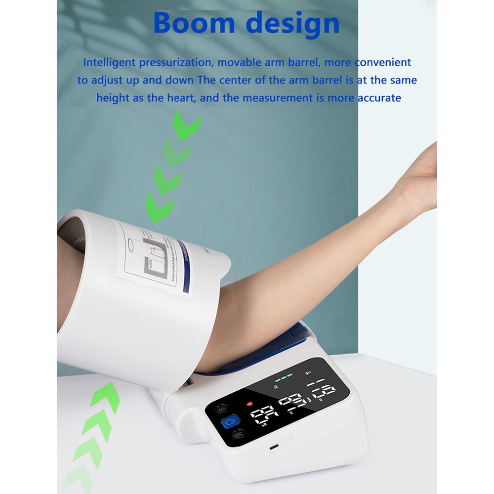 JZIKI ZK-B883 Arm Barrel Electronic Blood Pressure Monitor Digital BP Monitor Tonometer Movable