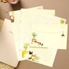 36 PCS Writing Paper and Envelopes Set, Warm Cute Cat Themed Stationary Set Design for Invitations Gift Decorations Holiday Party, 24 Lined