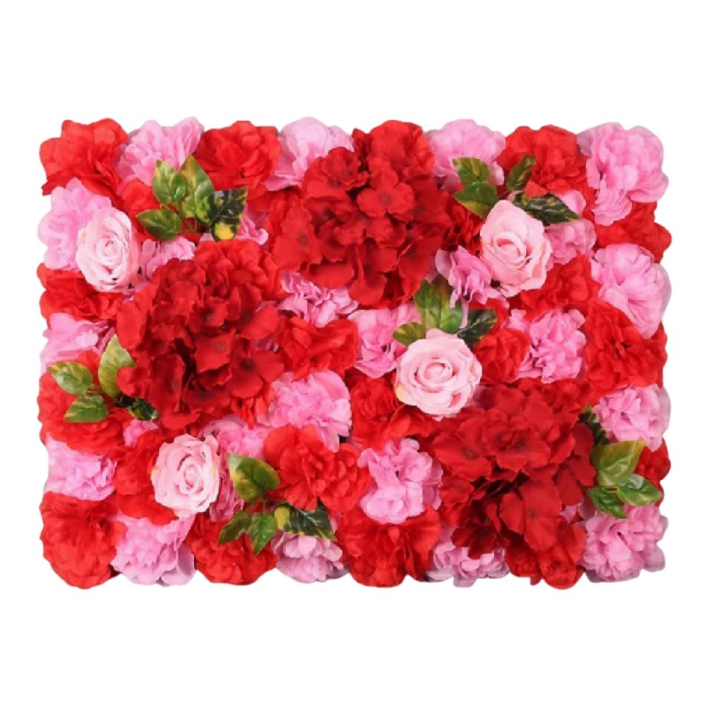 60X40cm Artificial Flower Wall Panels Handmade Silk Rose Flower Wall  Home Decor