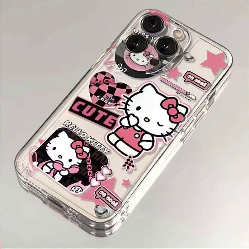 Sanrio Hello Kitty Phone Case for iPhone 12-16 Pro Max (Girly Style)