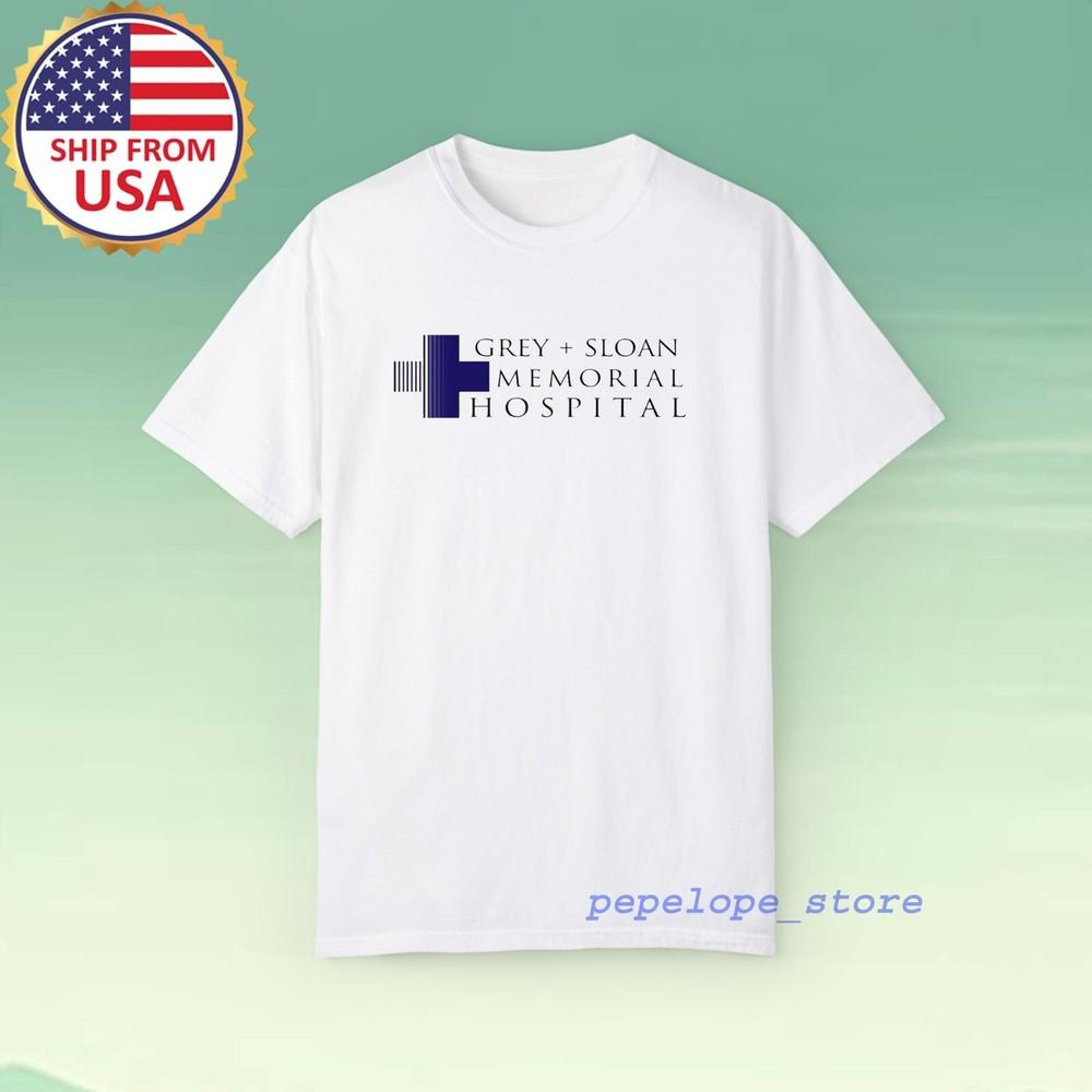 Grey And Sloan Memorial Hospital Men#039;s White Size S5XL Unisex T-Shirt XXL