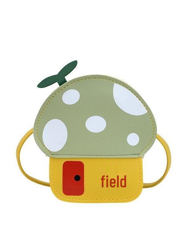 Mushroom Crossbody Bag: Cute Cartoon Shoulder Purse for Girls