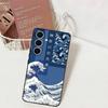 The Great Wave Off Kanagawa Art Phone Case For Samsung S 24 Fe 25 Ultra Plus 20 Lite 21 30 22 23 24 22 Ultra 5G Fundas
