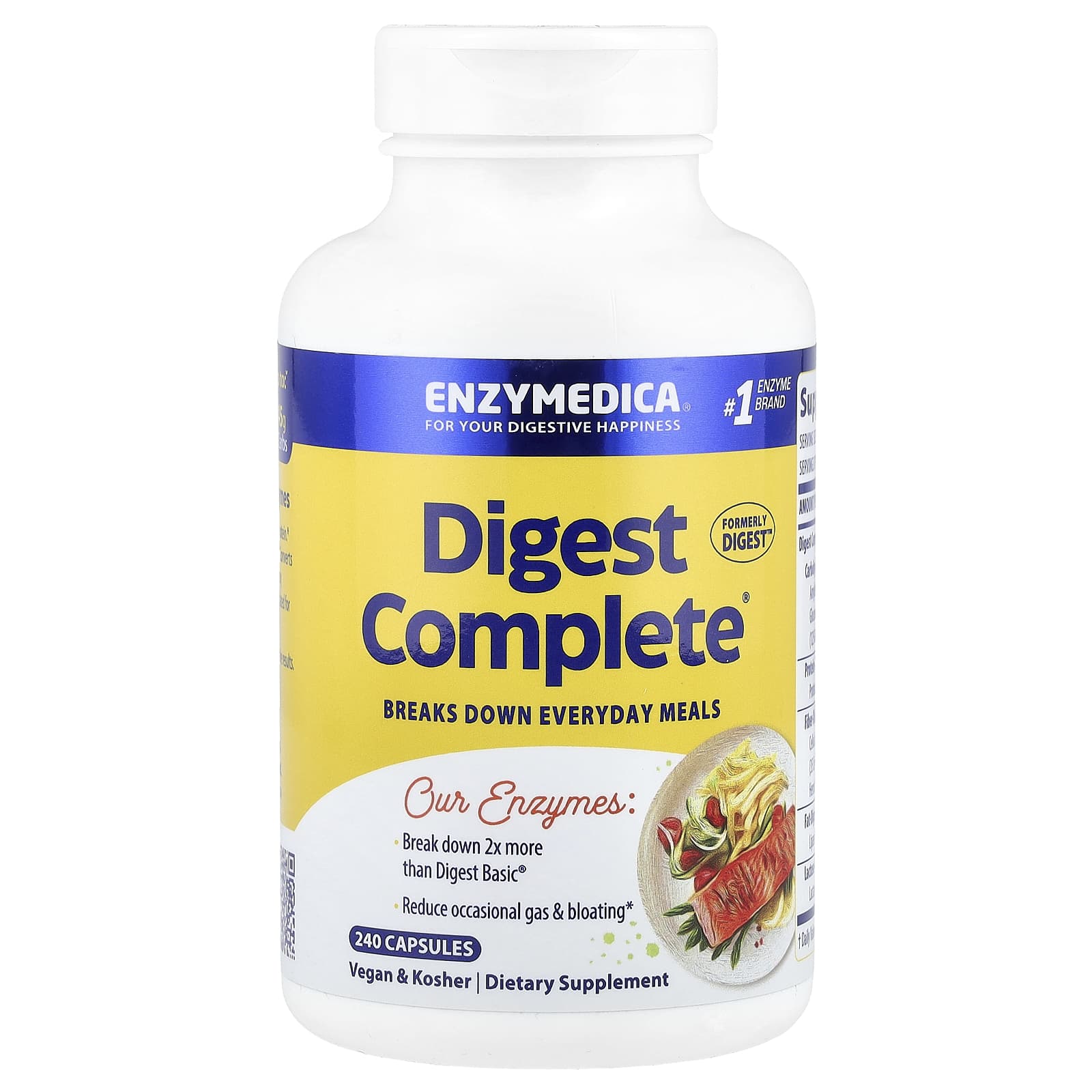 

Enzymedica, Digest Complete Enzyme Formula, 240 capsules