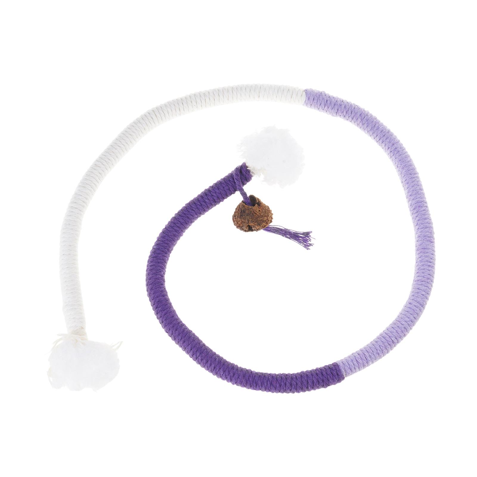 

Игрушка-дразнилка для кошек, веревочная игрушка, здоровье зубов, хлопковая веревка, взаимодействие, кошка, охота в помещении, погоня, игрушка для упражнений кошки, развлекательная игрушка фиолетовый