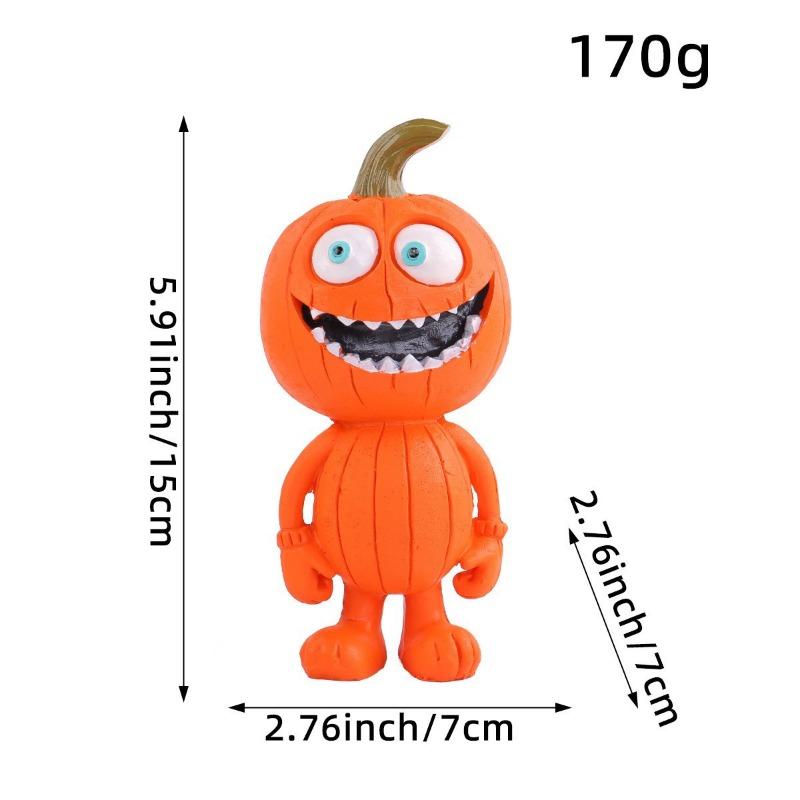 Statuie de grădină Om Dovleac de Halloween Nou Ornament de masă Artizanat din rășină Decorațiune creativă