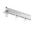 OIMG Straight Curtain Track Rod, Single Top Mount, 0.6m (3-Pack)