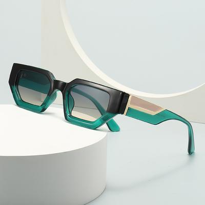 Gafas de Sol Cuadradas Vintage para Mujer Hombre Lujo Diseñador Montura Pequeña Gafas de Sol UV400 Moda Gafas