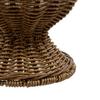Faux Rattan Vase Handwoven Boho Wicker Basket Modern Farmhouse Decorative Flower Pot for Dining Table Centerpiece Bedroom Indoor Office Decor