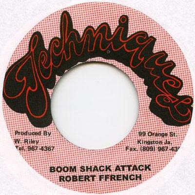 7inch Record ROBERT FFRENCH - Boom Shack Attack Techniques 1989 Jamaica Reggae, Ska & Dub