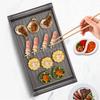 Commercial grilled fish plate Kebab plate Charcoal barbecue non stick plate Baking pan Japanese charcoal alcohol barbecue oven