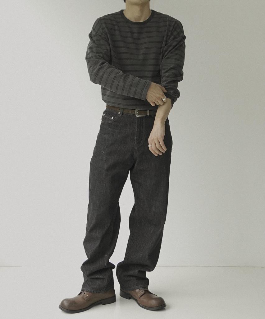 SIIIIDO Tyler Mix Stripe Long Sleeve T #1