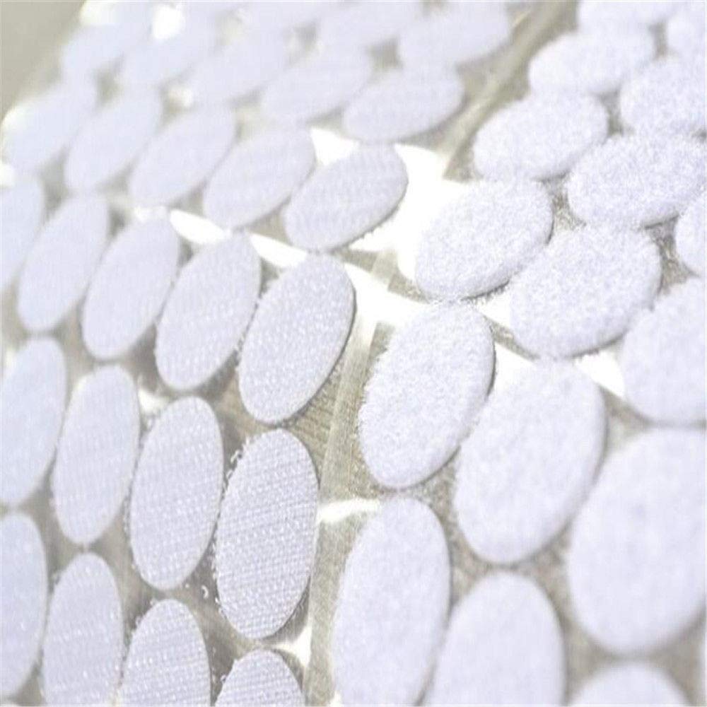 10mm White Waterproof Velcro Self Adhesive Dot 500PCS