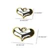 Versatile Heart Shaped Pendants Keychains Bracelet Accessories Jewelry Supplies