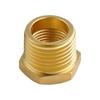 1pc Brass Pipe Adapter Fitting Reducing Hex-Bush Bushing Male-Female Connector For Pressure Gauge Fuel Water 1/8 1/4 3/8 1/2 NPT