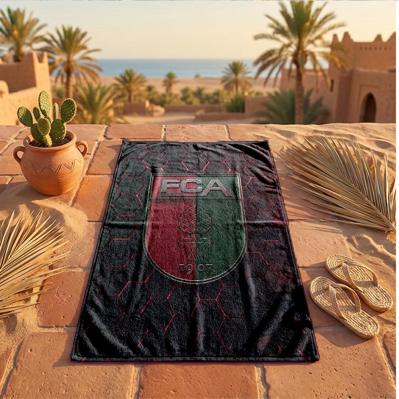 FC Augsburg FC Print Mikrofaser Strandtuch Schnelltrocknend Saugfähig Großes Handtuch für Strand Schwimmen Reisen
