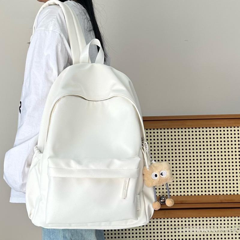 Стильный однотонный рюкзак для девочек-подростков и студенток колледжа