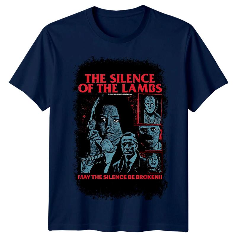The Silence of the Lambs () Movie Poster Inspired TShirt Retro s Tee