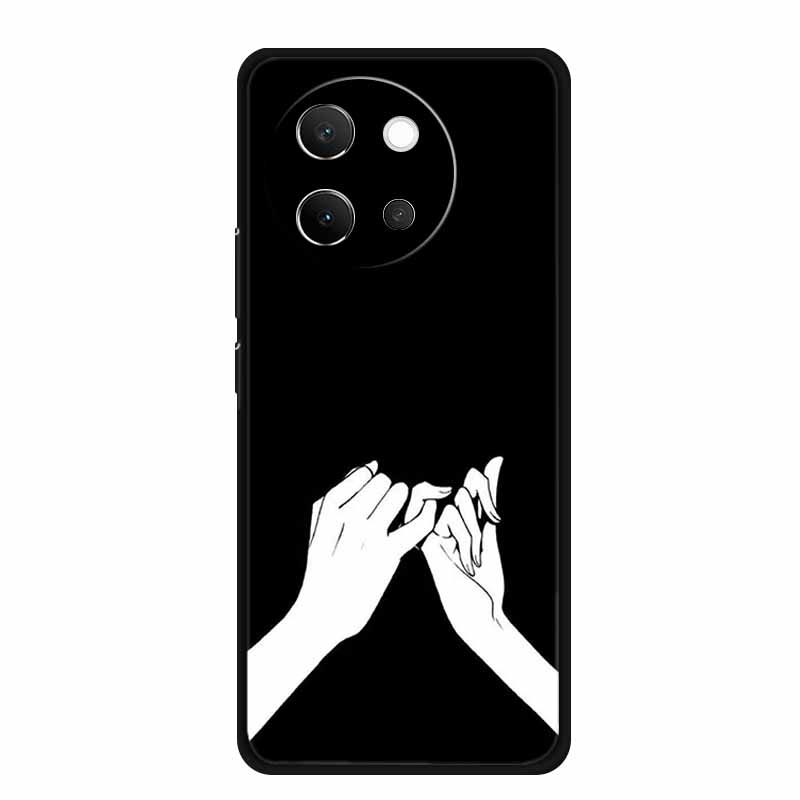 For Vivo V40 Lite Case Black Silicone Soft Back Cover Case For Vivo V40 Lite 5G Phone Case Cover V 40 V40lite 6.78" Funda Coque