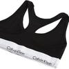 Ck Bra and Thong Strength L [Calvin Klein] Women's Set, Sports, Gym, Training, Exercise, Plain, Women's Underwear, F3785+F3786 BLACK(001) [Item]