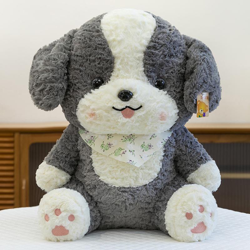 Cute Bianmu dog plush toy doll girl sleeping on the bed doll warm heart accompany children birthday gift