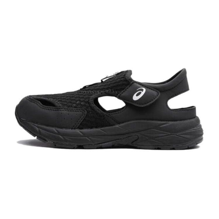 Asics Running Kids Contend Series Breathable Shock Absorbing Durable Outdoor Sandals Kids Sandals Black 1014A306-001