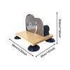Bread Hand Crank Toast Cutting Homemade Evenly Compact Portable Easy to Use Baking Accessory