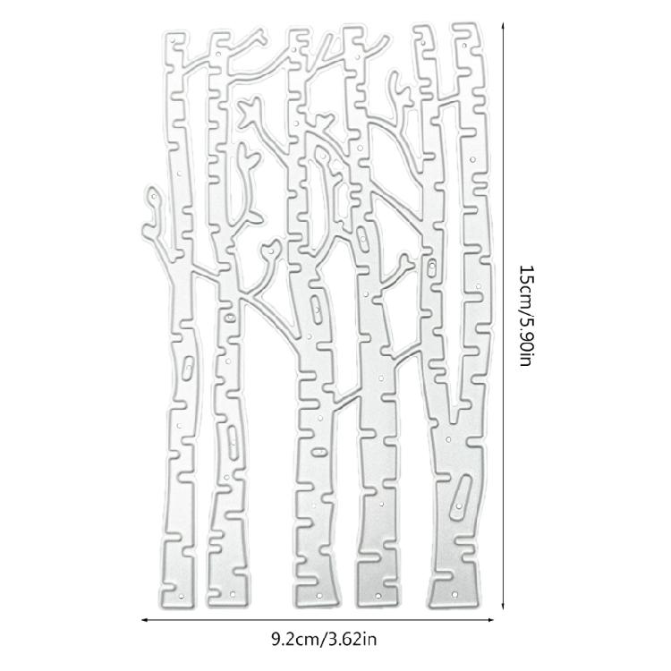 Metal Die Cuts Forest Scrapbooking Stencil Card Embossing DIY Album Template
