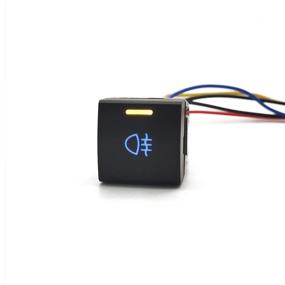 1Pc For Toyota Camry V70 2018 Rav4 Corolla Altis 2019 prado 150 2020 Car LED Light BSM Camera View Rearview Mirror Switch Button