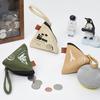 Mini Triangle Canvas Coin Purse