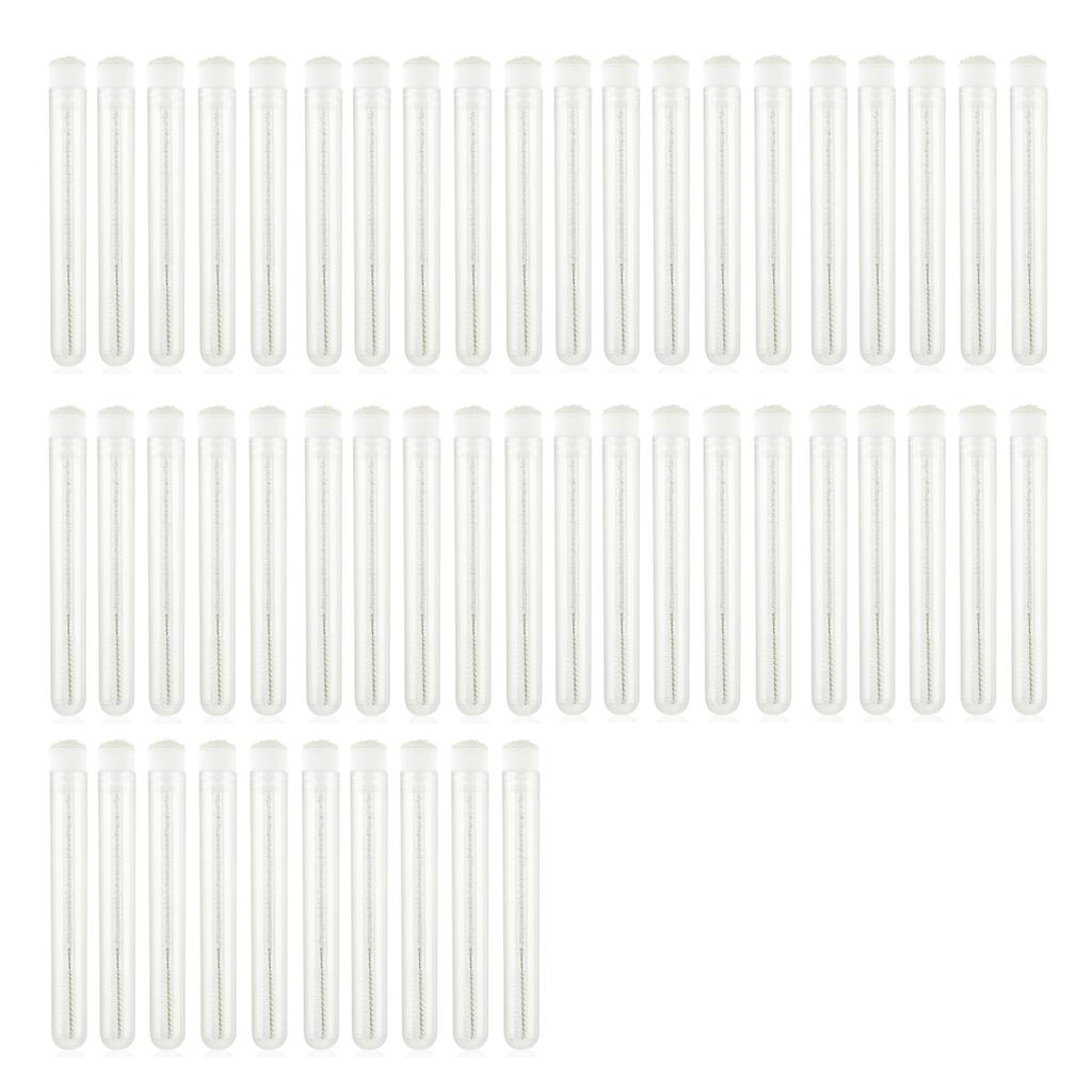 50pcs Reusable Eyelashes Brush Tube for Eyelash Extension EyeLash Brushes Disposable Mascara Wands Eyebrow Brush Applicator