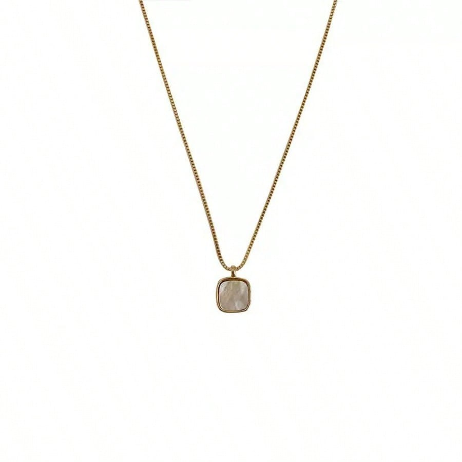 Fashion Pendant Simple Exquisite Necklace Light Luxury Niche Versatile Collarbone Chain
