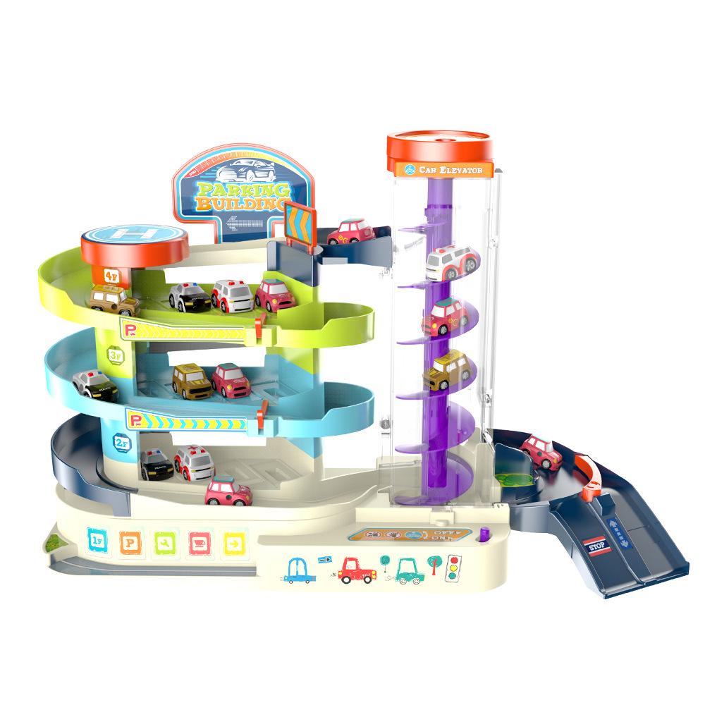 Children's Adventure Toy Car Track: Brain-Boosting Building Set for Ages 3-4