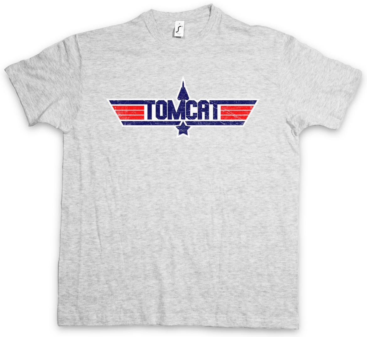 Tomcat T-Shirt Top Jet Fun Battle Airplane Gun Maverick S
