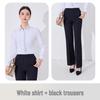 2026 Women's Formal Long Sleeve White Shirt – Spring Workwear Design