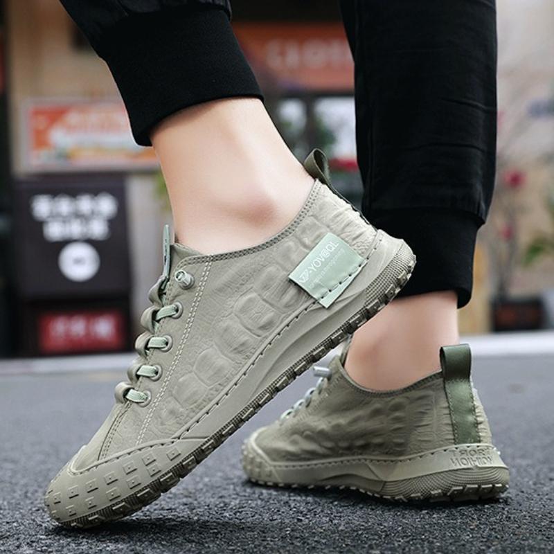 Men's Canvas Shoes New Style Ice Silk Comfortable Breathable Casual Shoes Lightweight Non-slip Sneakers Zapatillas Para Hombre