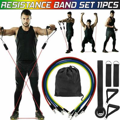 11x Fitness Pull Rope Sets Multi-function Resistance Exercise Equipment Kits GYM