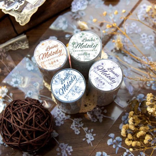 1 rolle Vintage Pflanzen & Blumen Serie PET Band Scrapbooking Dekoration Collage Journal Tagebuch Diy Aufkleber