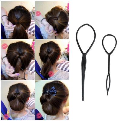 Use Hairdressing Accessories Pull Needle Styling Maker Crochet Braids Hair For Ponytail Pigtails
