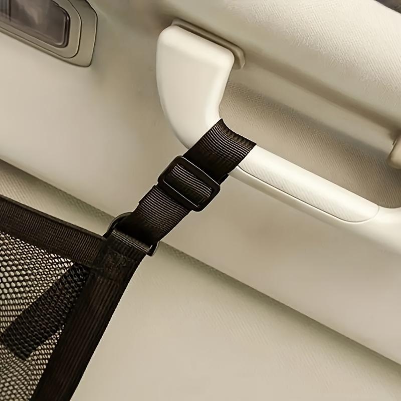 Justerbar Bil Tak Lastnät Organizer, 31,5 X 21,6 Tum, Svart Nät Förvaringsväska | Slitstark Tygväska, Bil Tak Organizeringsväska